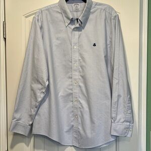 Brooks Brothers Light Blue Pinstripe Button Down Shirt
